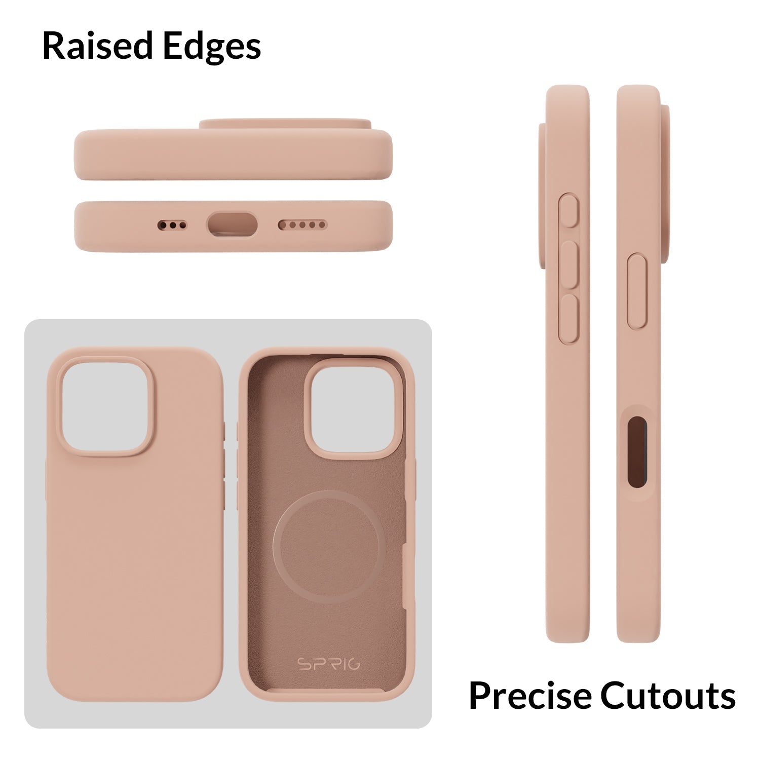 Liquid Silicone Magsafe-Sand Pink