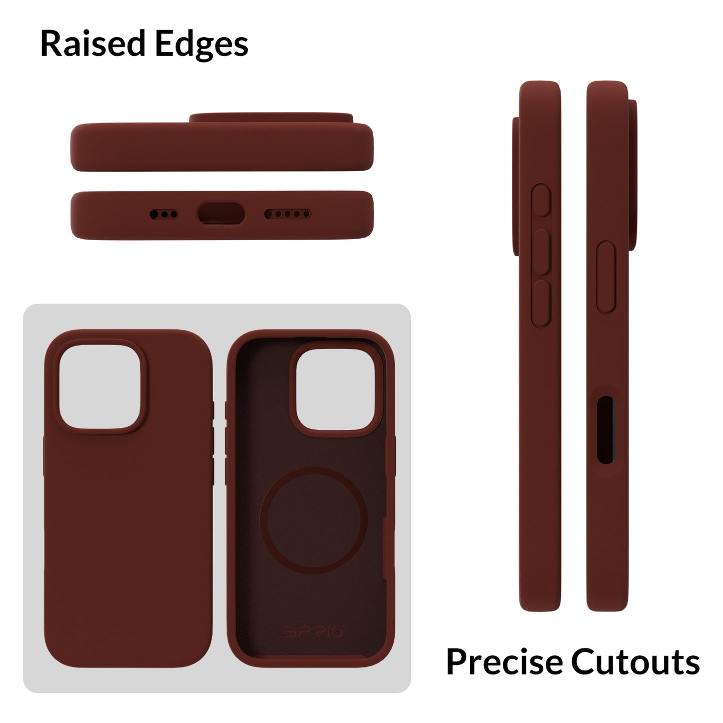 Liquid Silicone Magsafe-Dark Brown