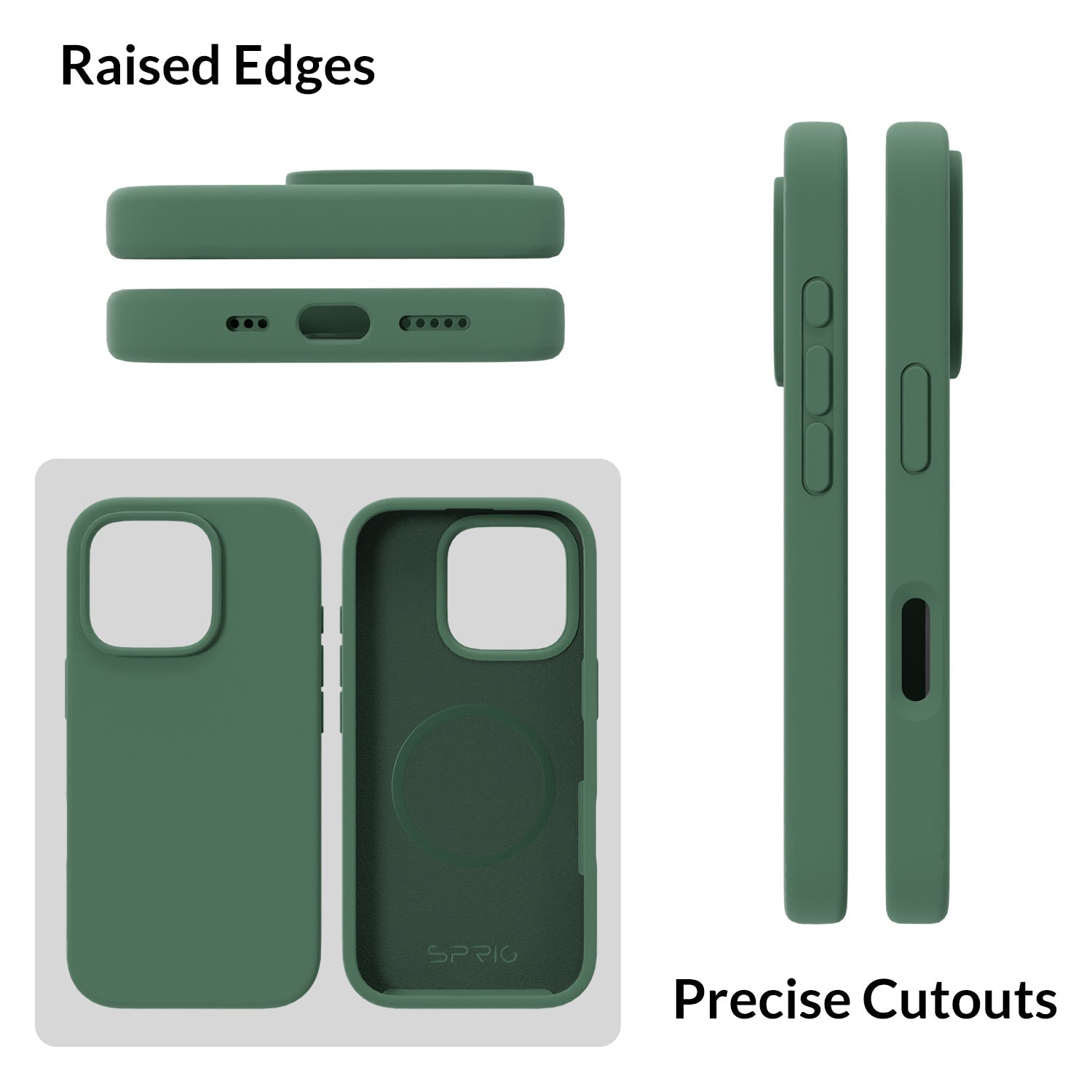 Liquid Silicone Magsafe-Forest Green