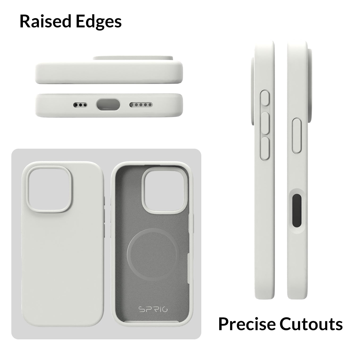 Liquid Silicone Magsafe-Light Grey