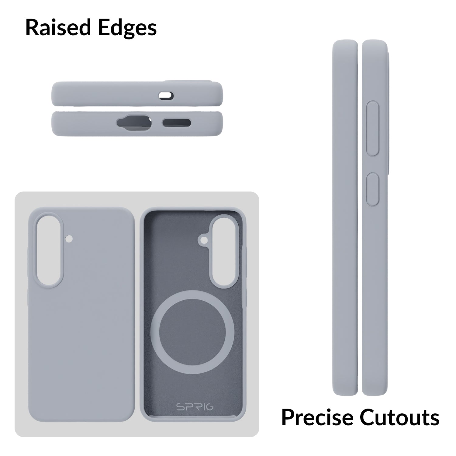 SilkMag (Liquid Silicon Magsafe)-Blue Grey