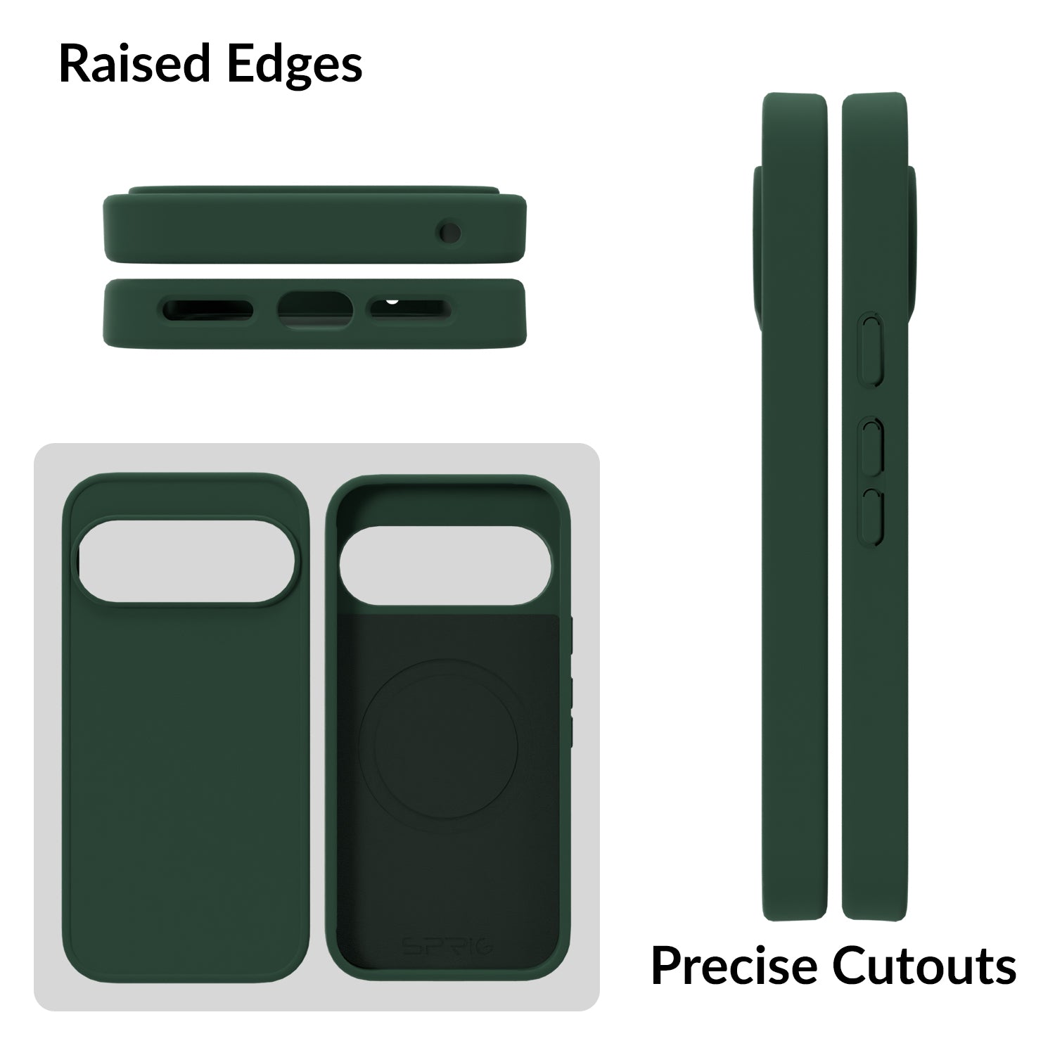 SilkMag (Liquid Silicone Magsafe)-Dark Green