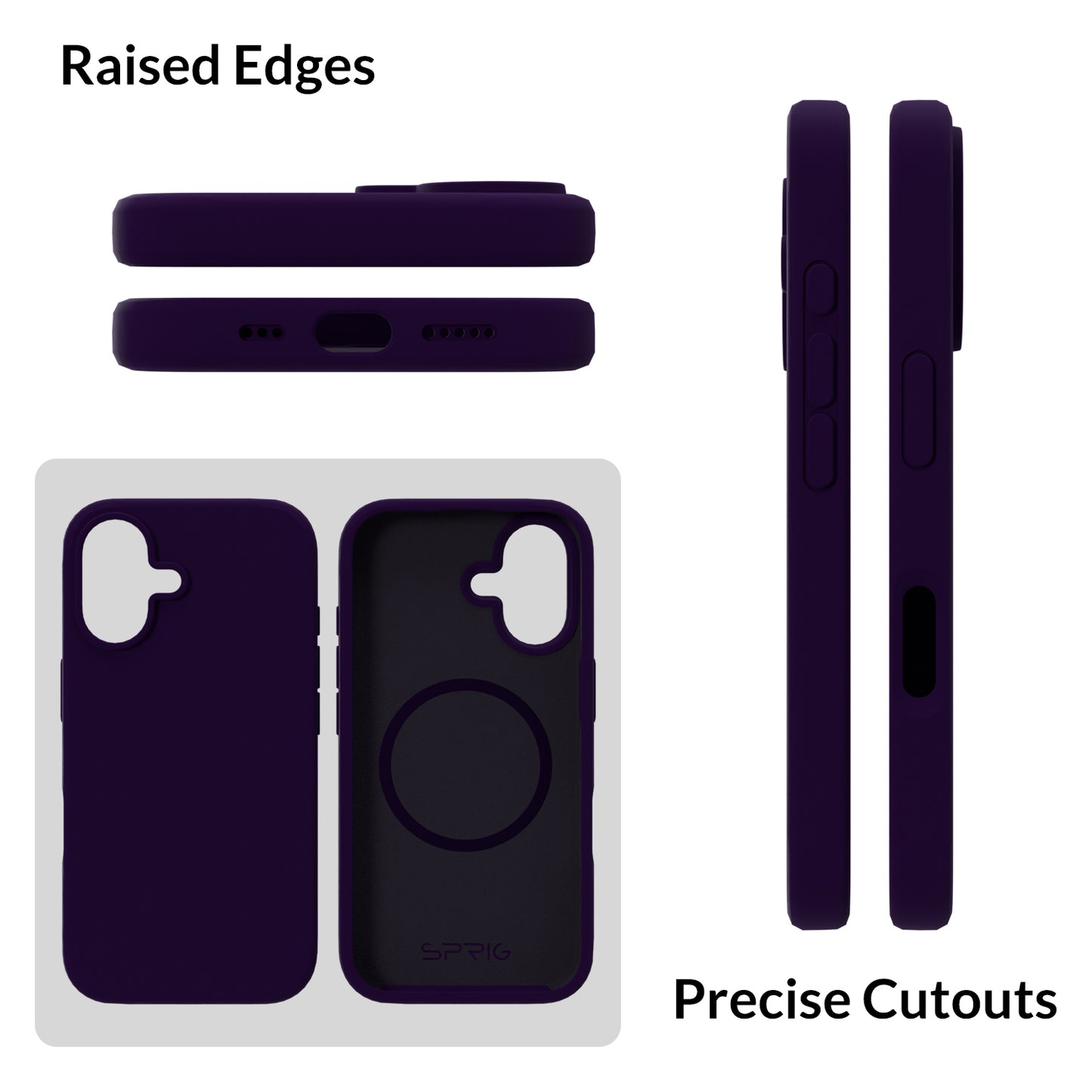 Liquid Silicone Magsafe-Dark Purple