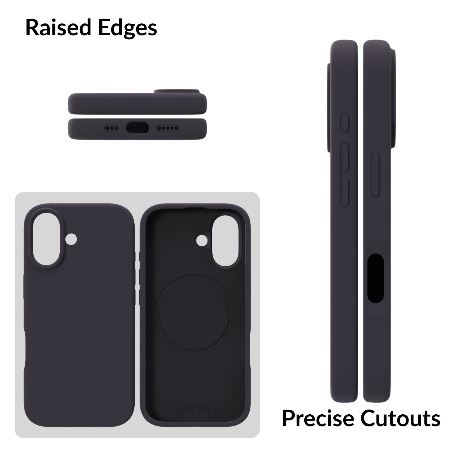 SilkMag (Liquid Silicone Magsafe)-Charcoal Grey