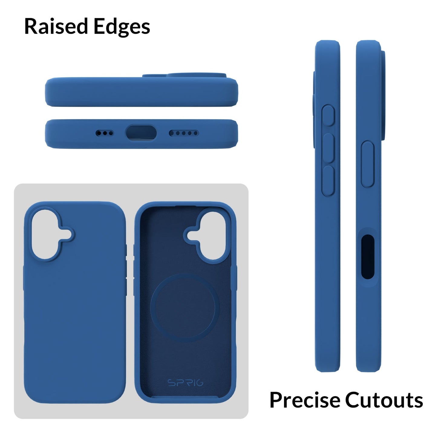 Liquid Silicone Magsafe-Navy Blue