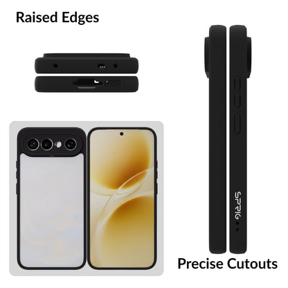 EdgeTone (TPU PC)-Black Transparent