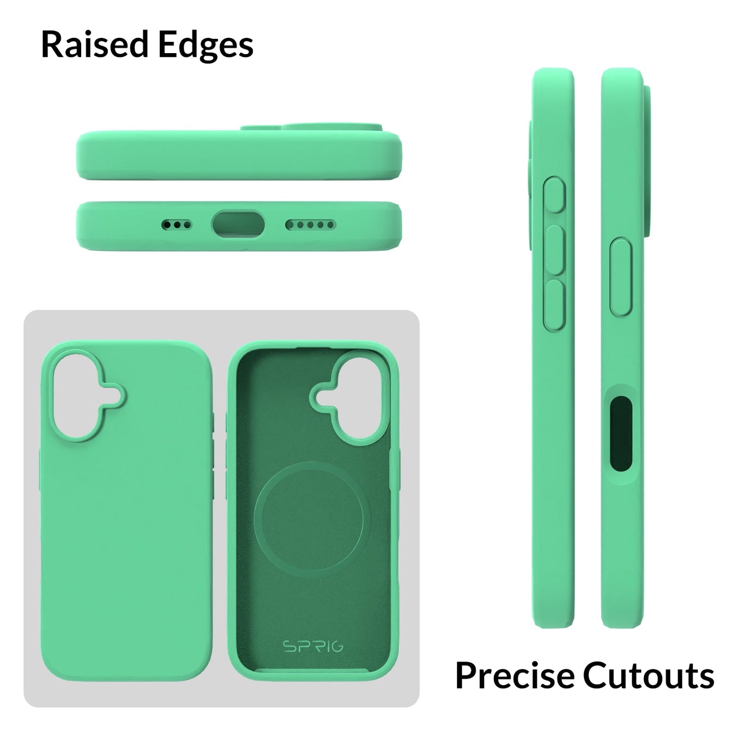 Liquid Silicone Magsafe-Pastel Green