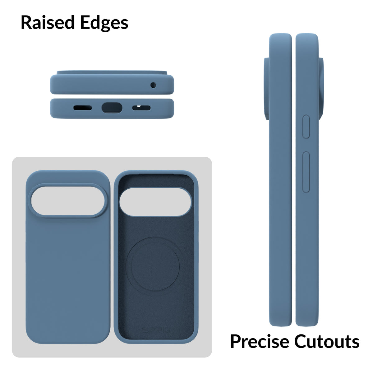 SilkMag (Liquid Silicone Magsafe)-Denim Blue