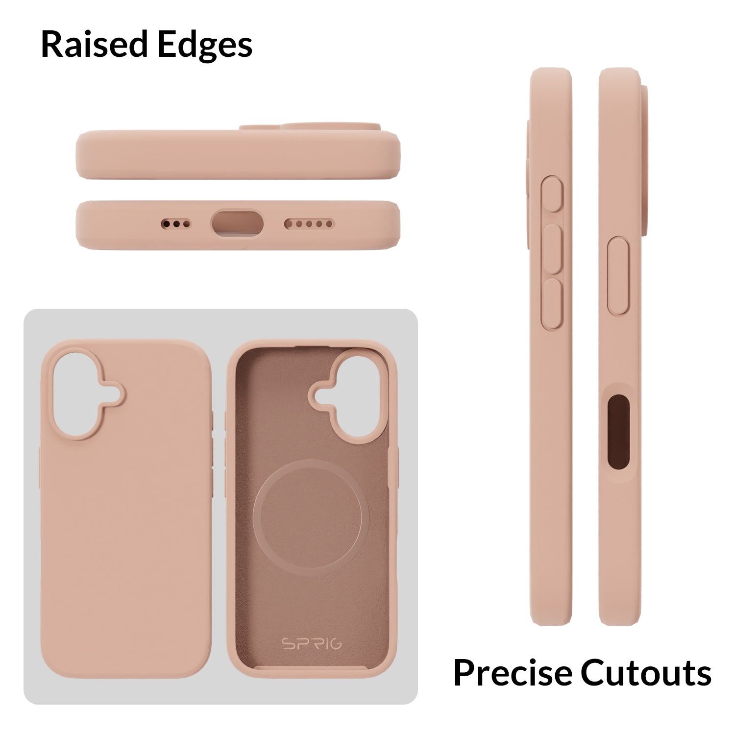 Liquid Silicone Magsafe-Sand Pink