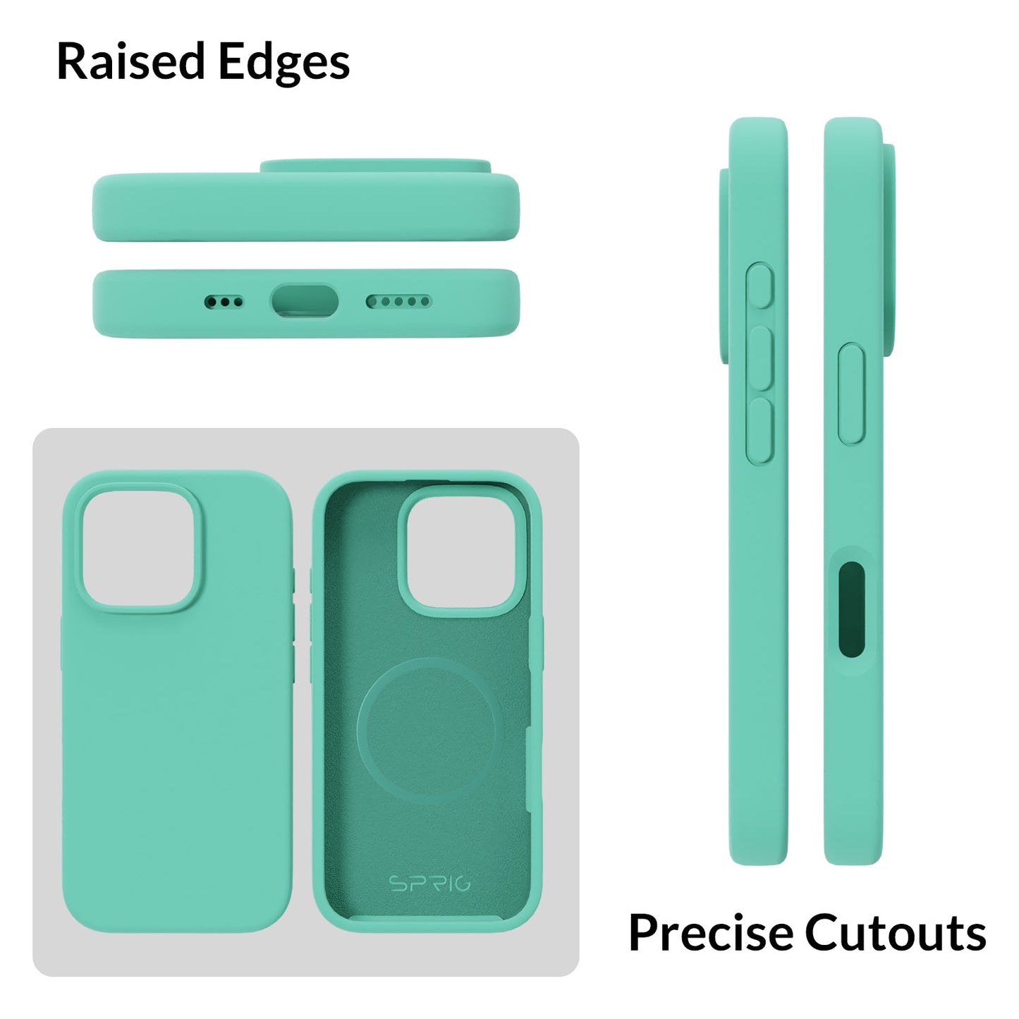 Liquid Silicone Magsafe-Turquoise Blue