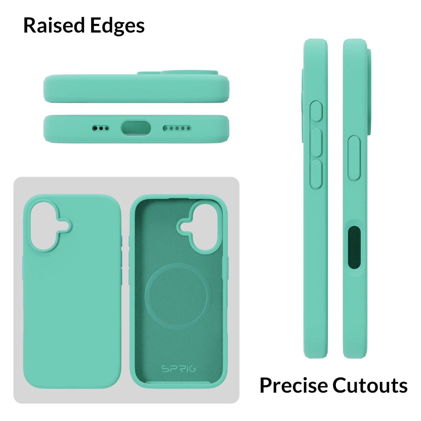 Liquid Silicone Magsafe-Turquoise Blue