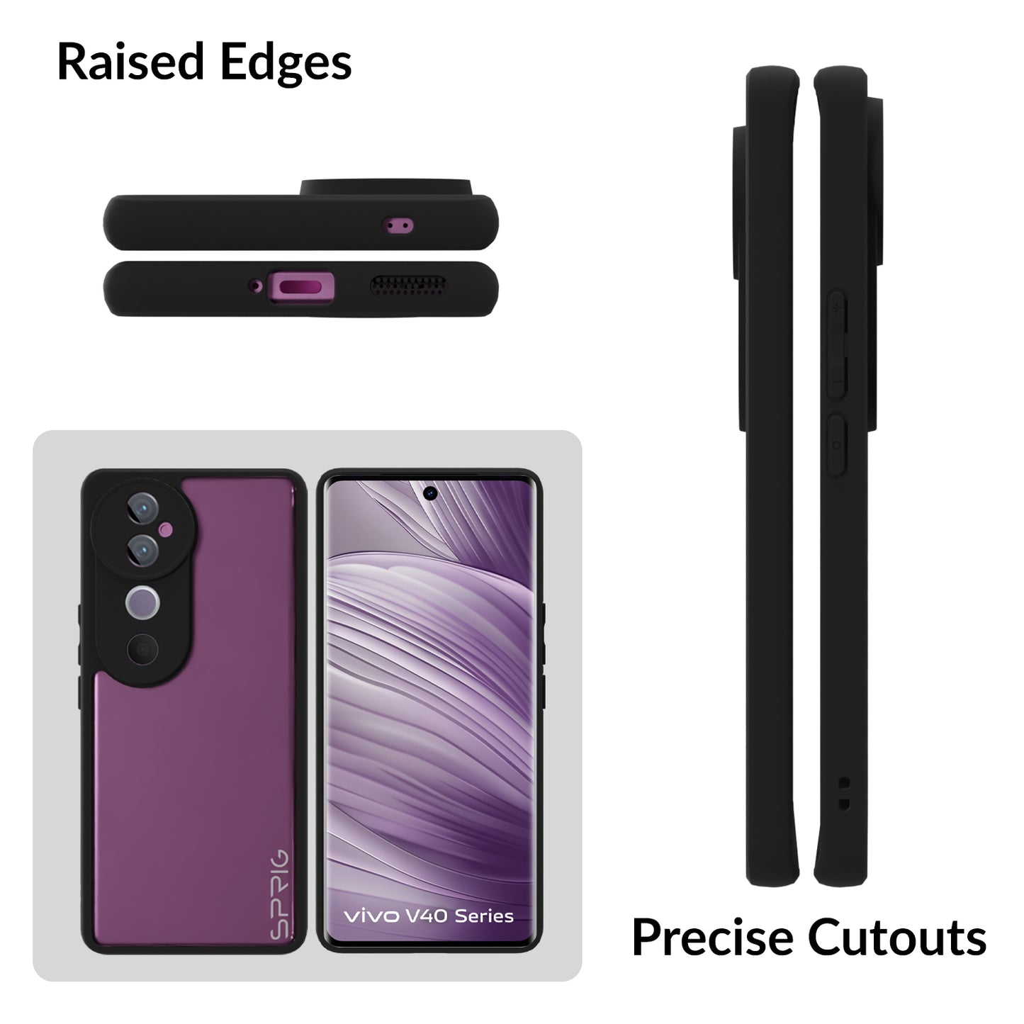 EdgeTone (TPU PC)-Black Transparent