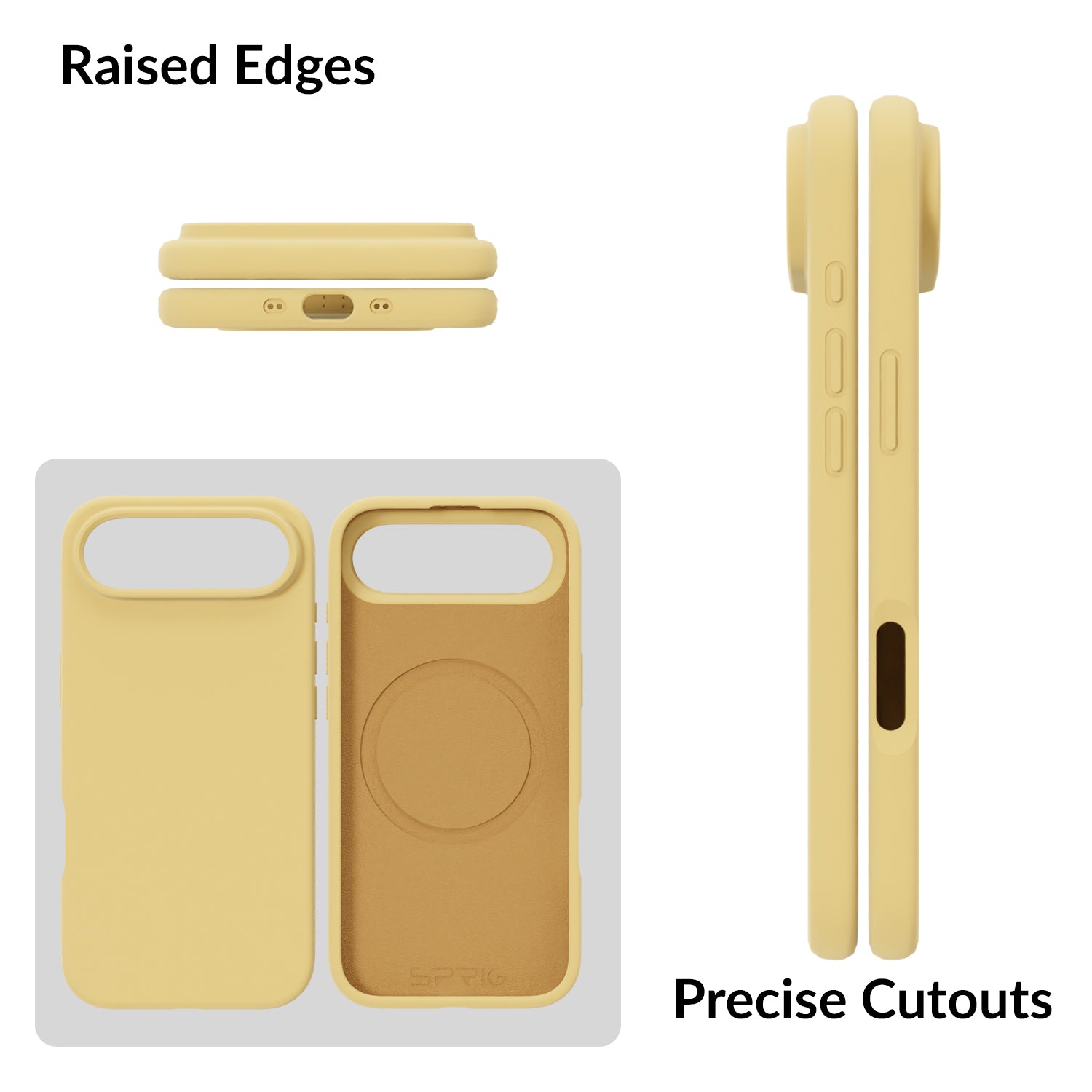 SilkMag (Liquid Silicone Magsafe)-Light Yellow