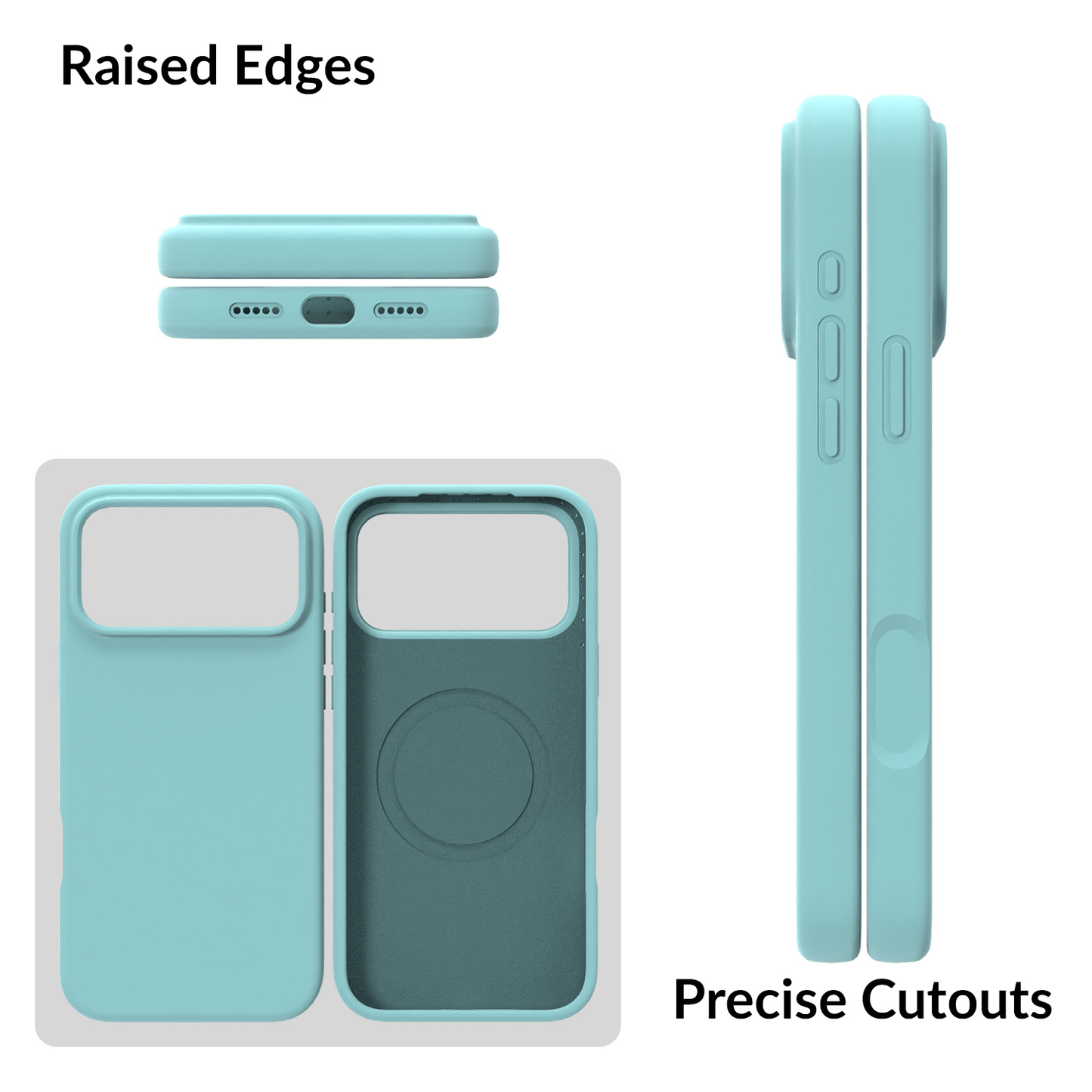 SilkMag (Liquid Silicone Magsafe)-Light Green