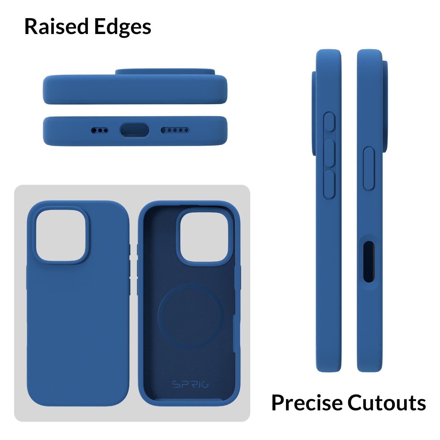 Liquid Silicone Magsafe-Navy Blue