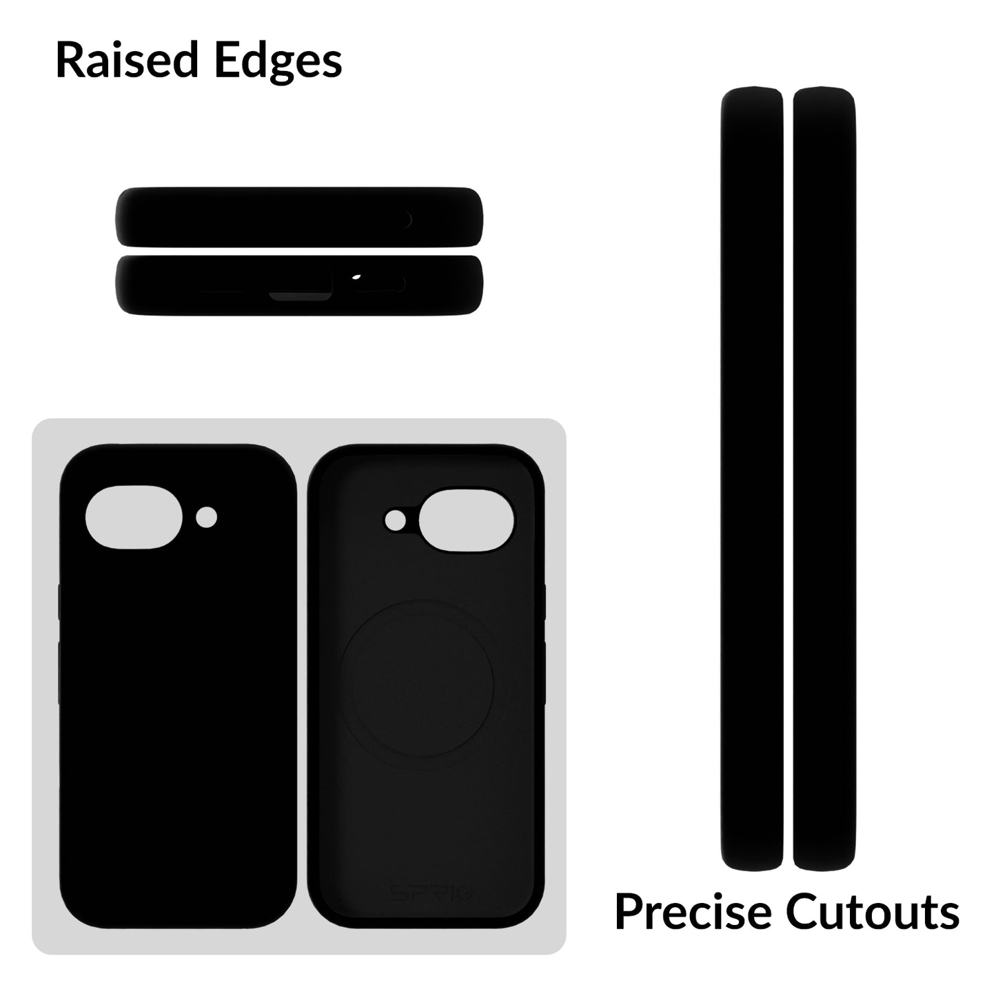 SilkTone (Liquid Silicone Magsafe)-Black