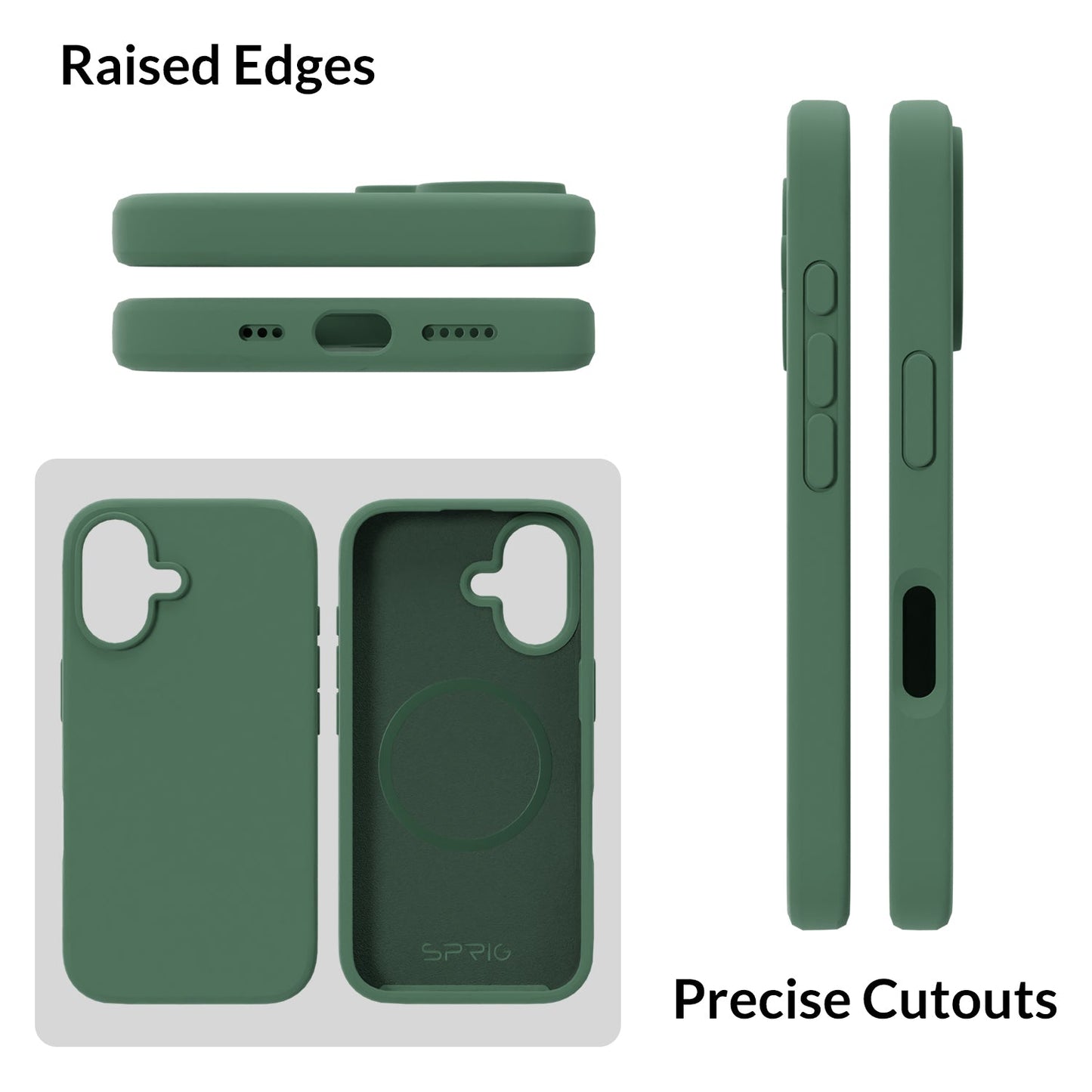 Liquid Silicone Magsafe-Forest Green