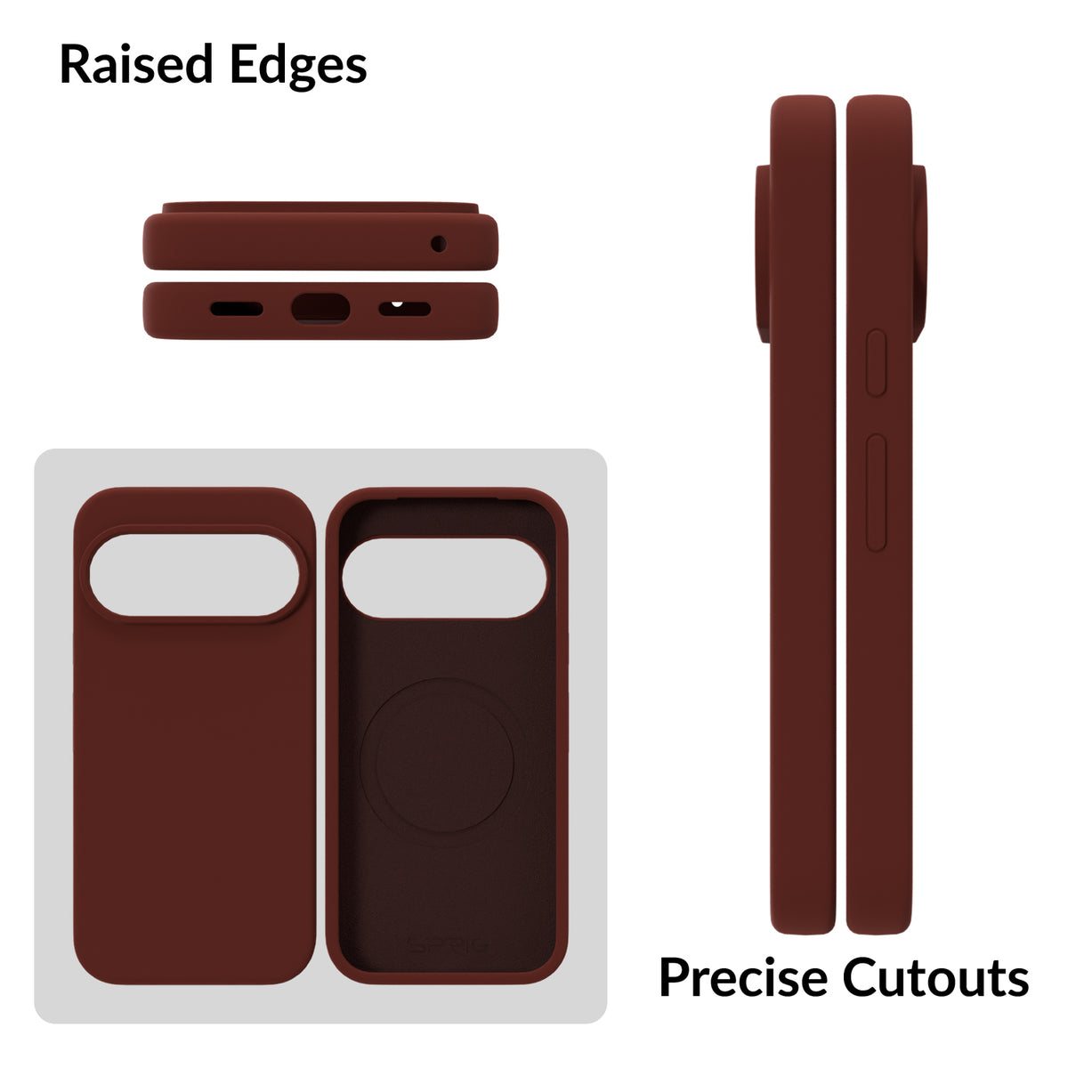 SilkMag (Liquid Silicone Magsafe)-Dark Brown