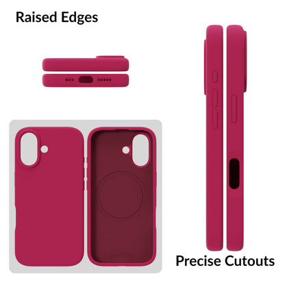 SilkMag (Liquid Silicone Magsafe)-Rose Red