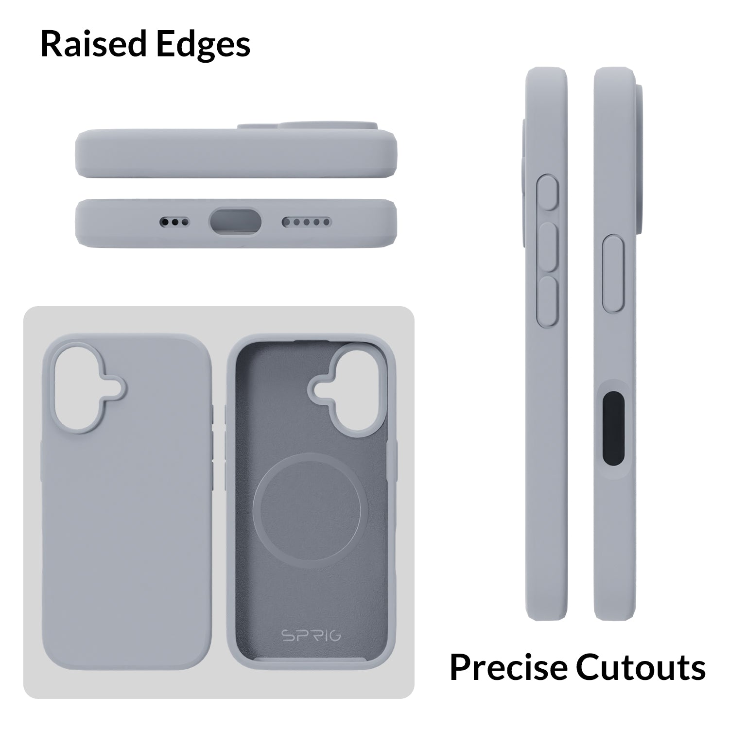 Liquid Silicone Magsafe-Blue Grey