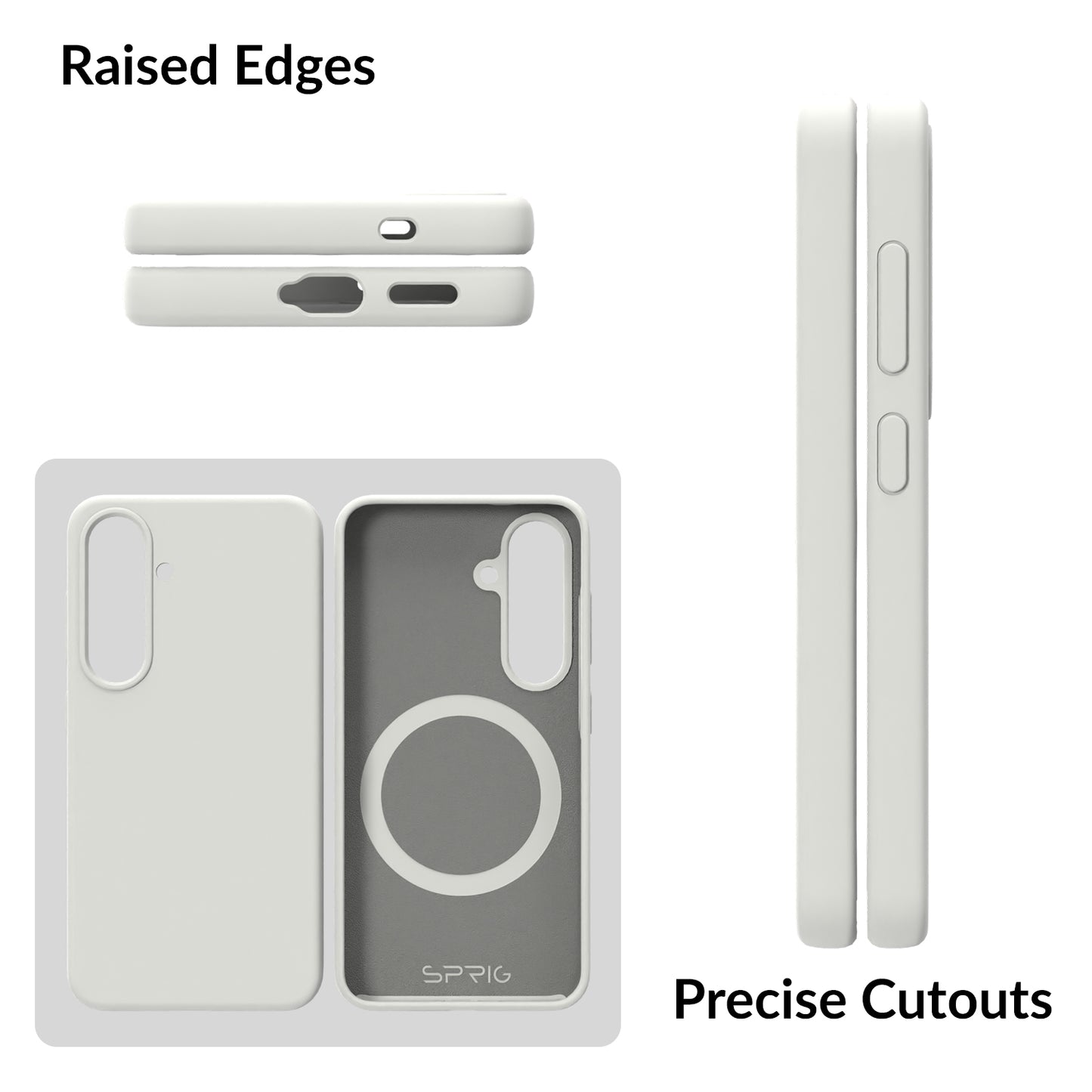 SilkMag (Liquid Silicon Magsafe)-Light Grey