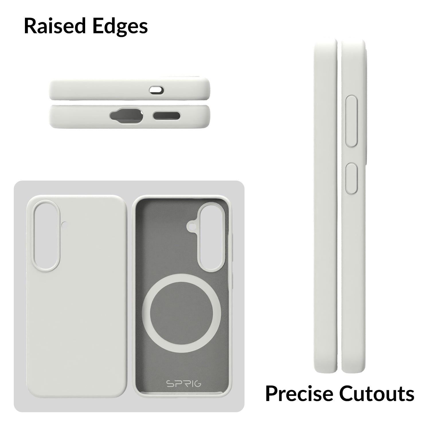 SilkMag (Liquid Silicon Magsafe)-Light Grey
