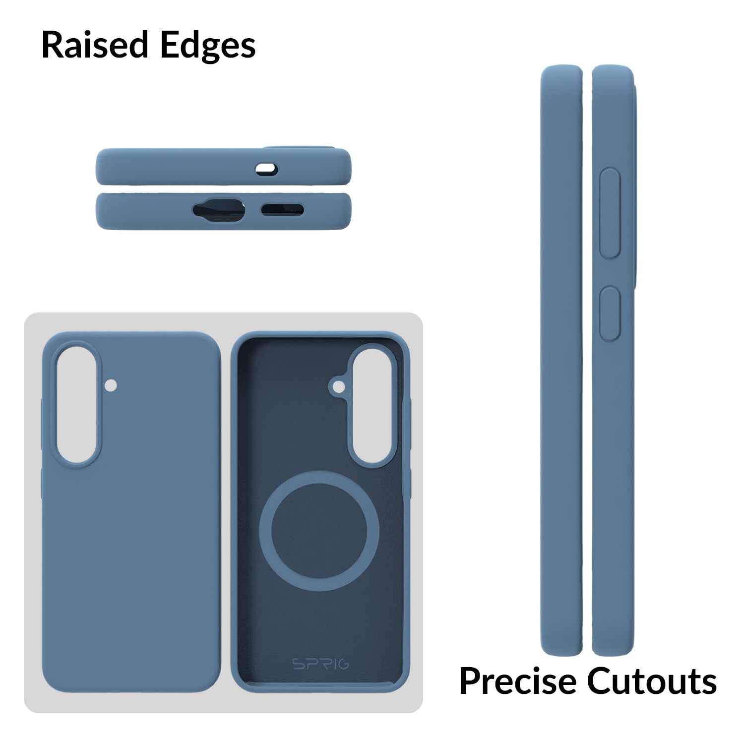 SilkMag (Liquid Silicon Magsafe)-Denim Blue