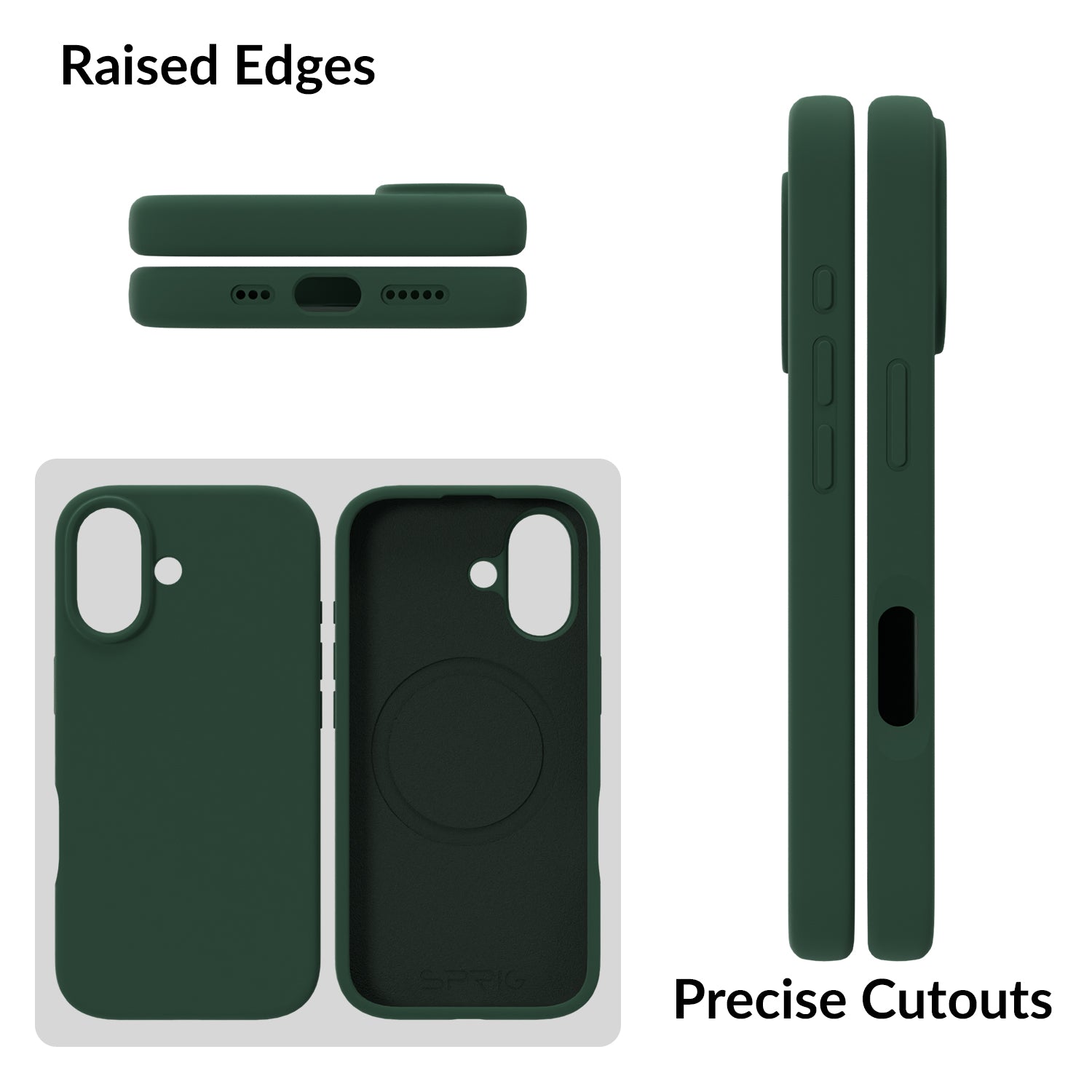 SilkMag (Liquid Silicone Magsafe)-Dark Green