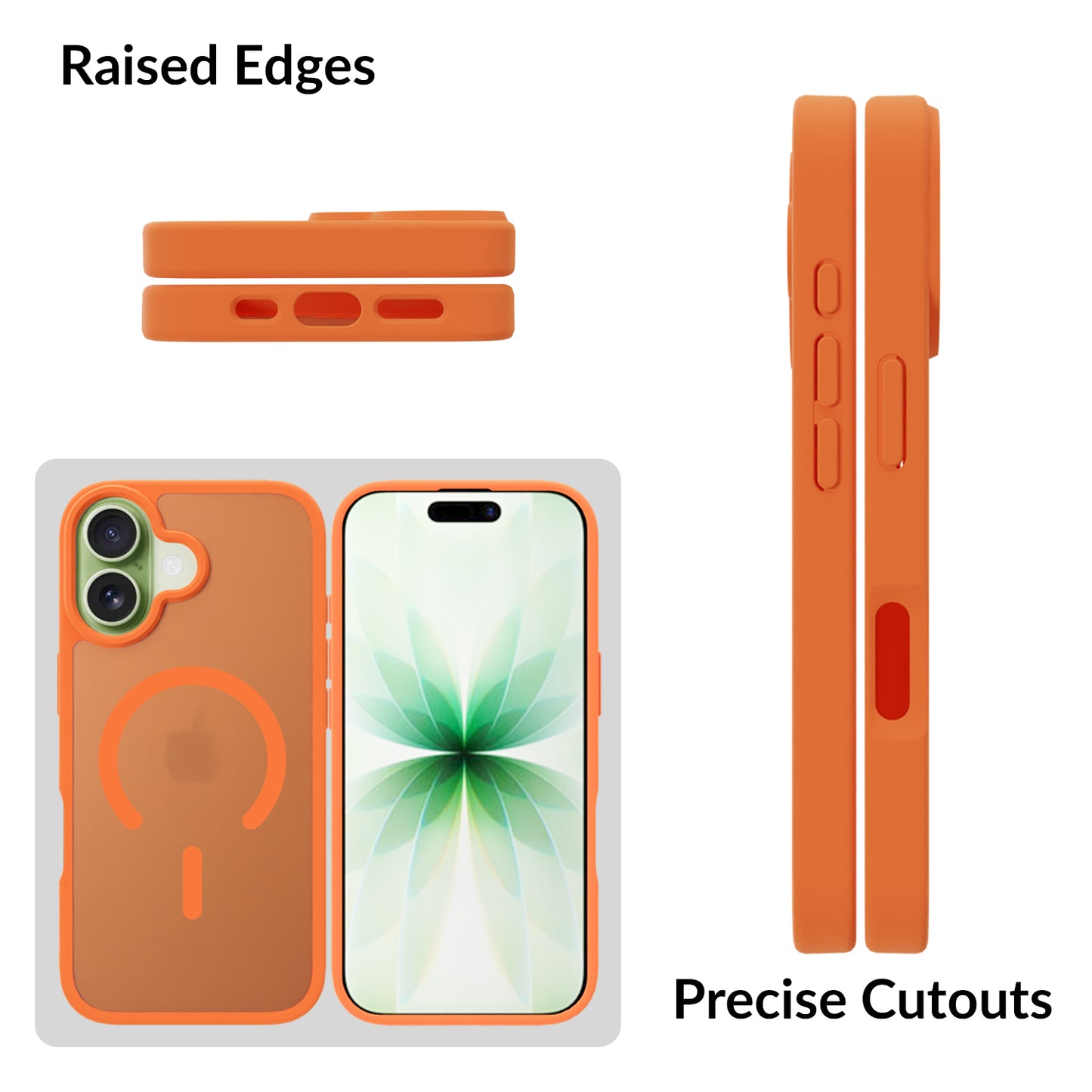 MistMag (Translucent Magsafe)-Saffron Orange