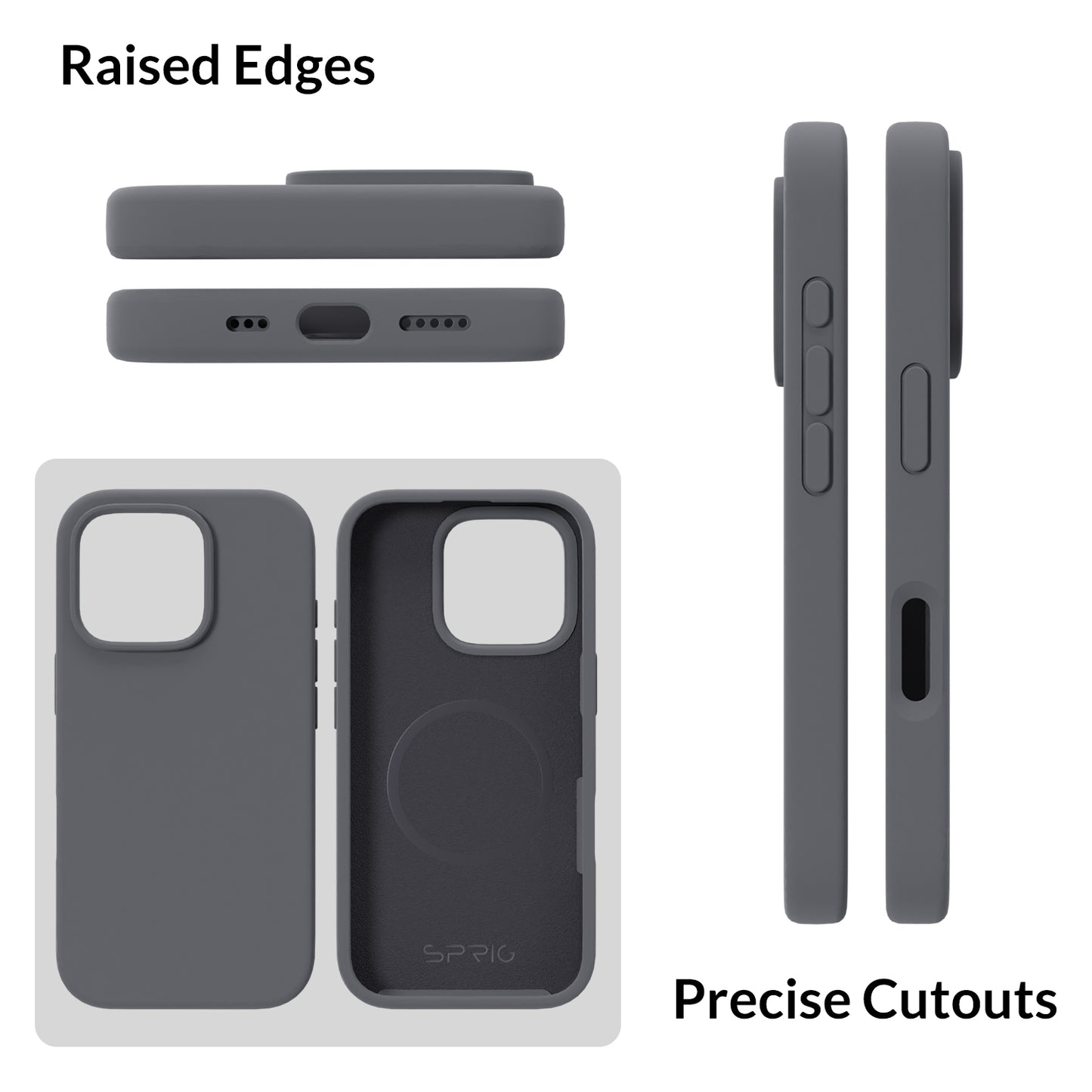 Liquid Silicone Magsafe-Dark Grey