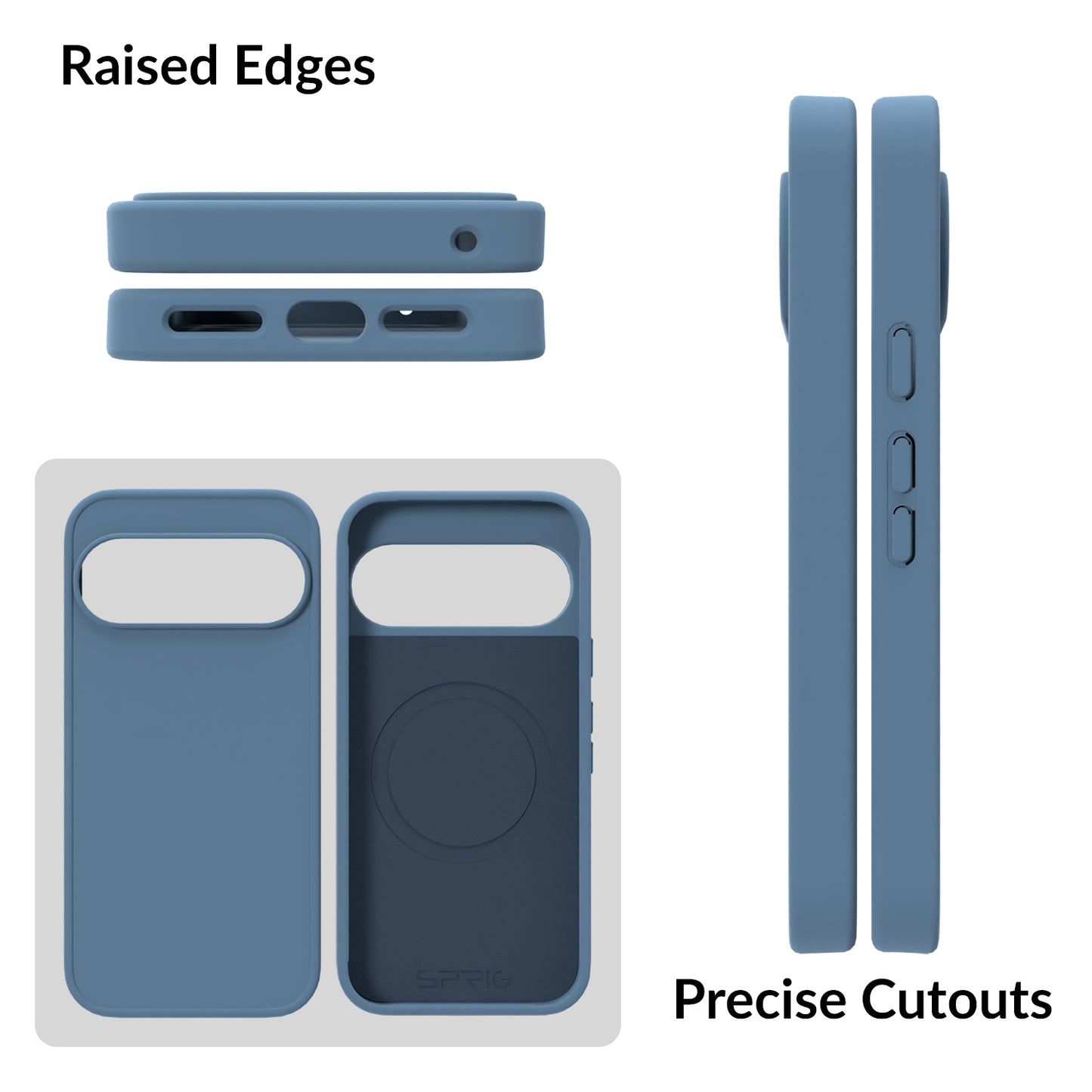 SilkMag (Liquid Silicone Magsafe)-Denim Blue