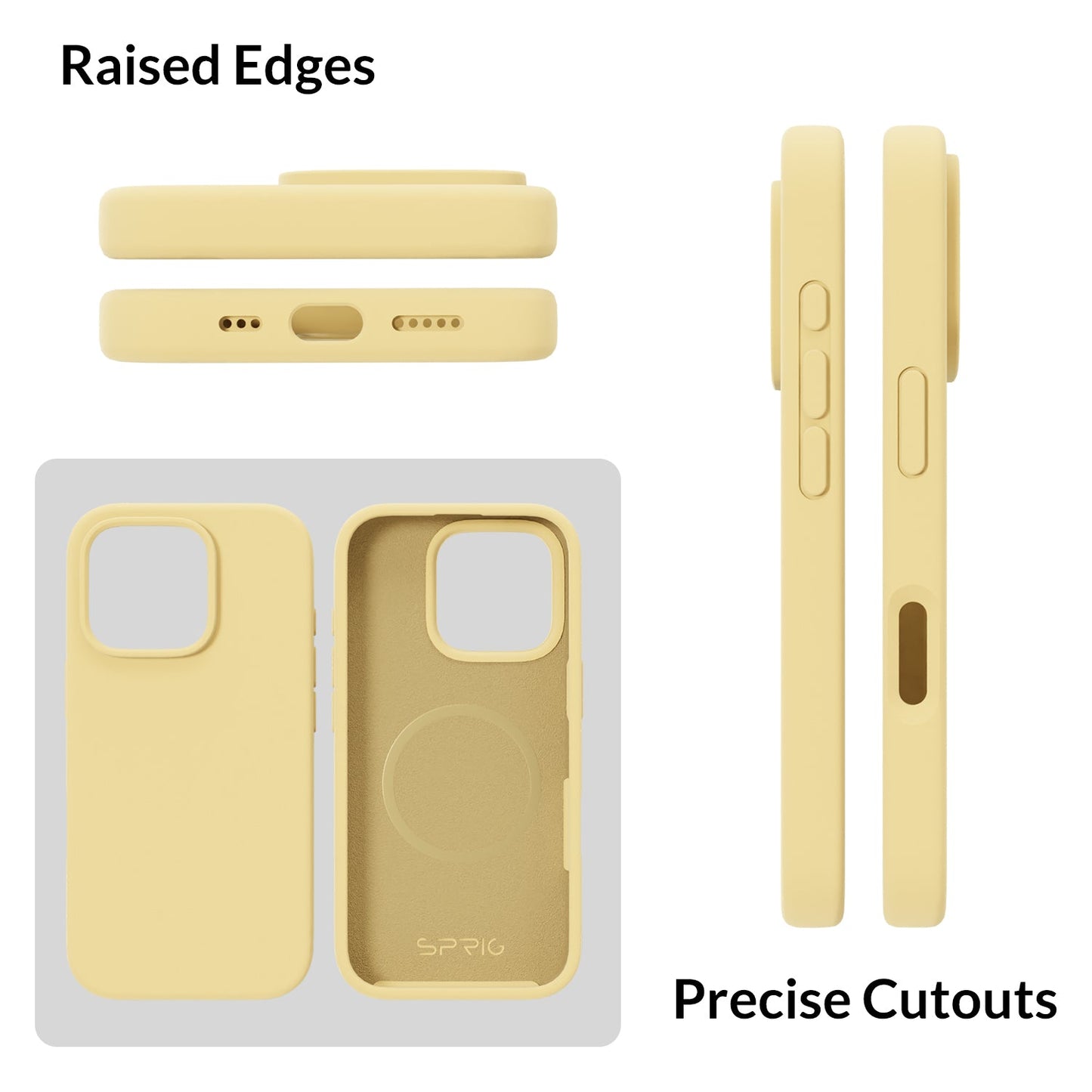 Liquid Silicone Magsafe-Light Yellow