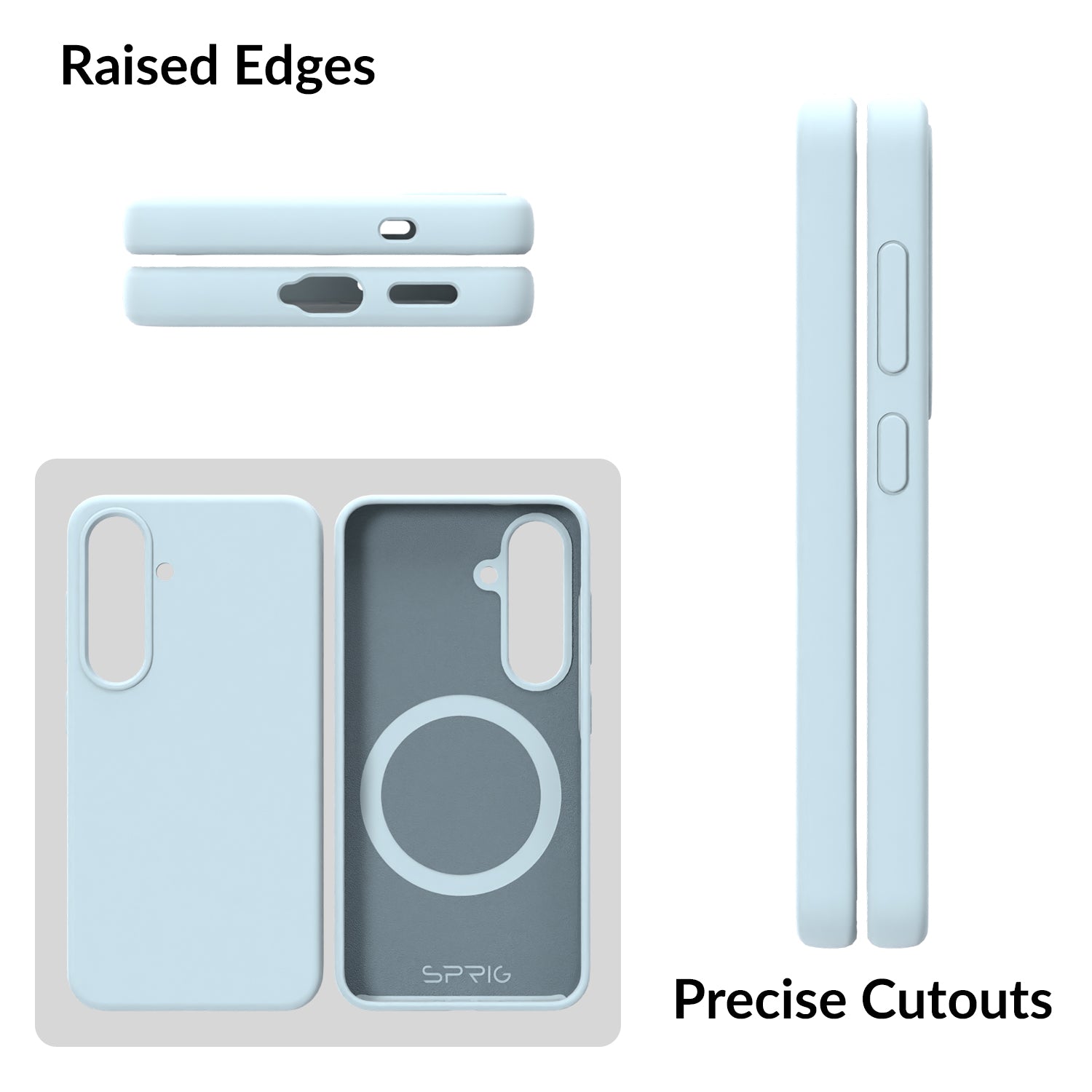 SilkMag (Liquid Silicon Magsafe)-Light Blue