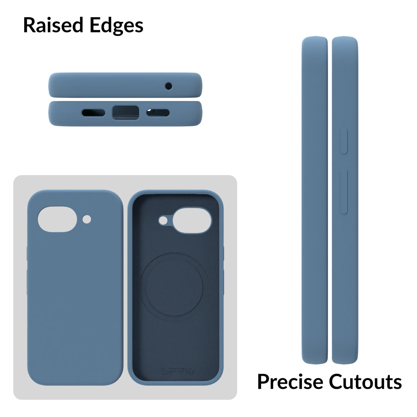 SilkTone (Liquid Silicone Magsafe)-Denim Blue
