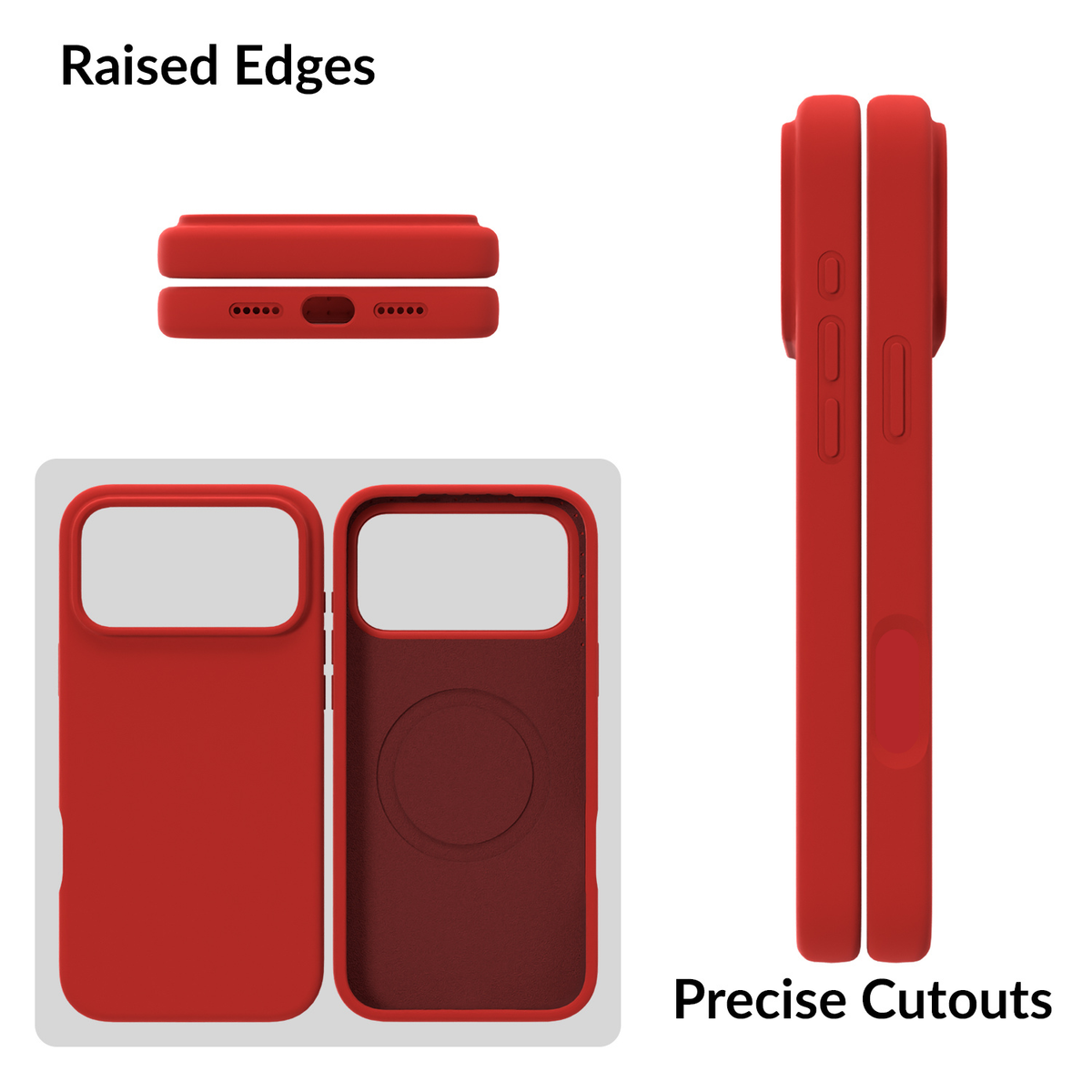SilkMag (Liquid Silicone Magsafe)-Red