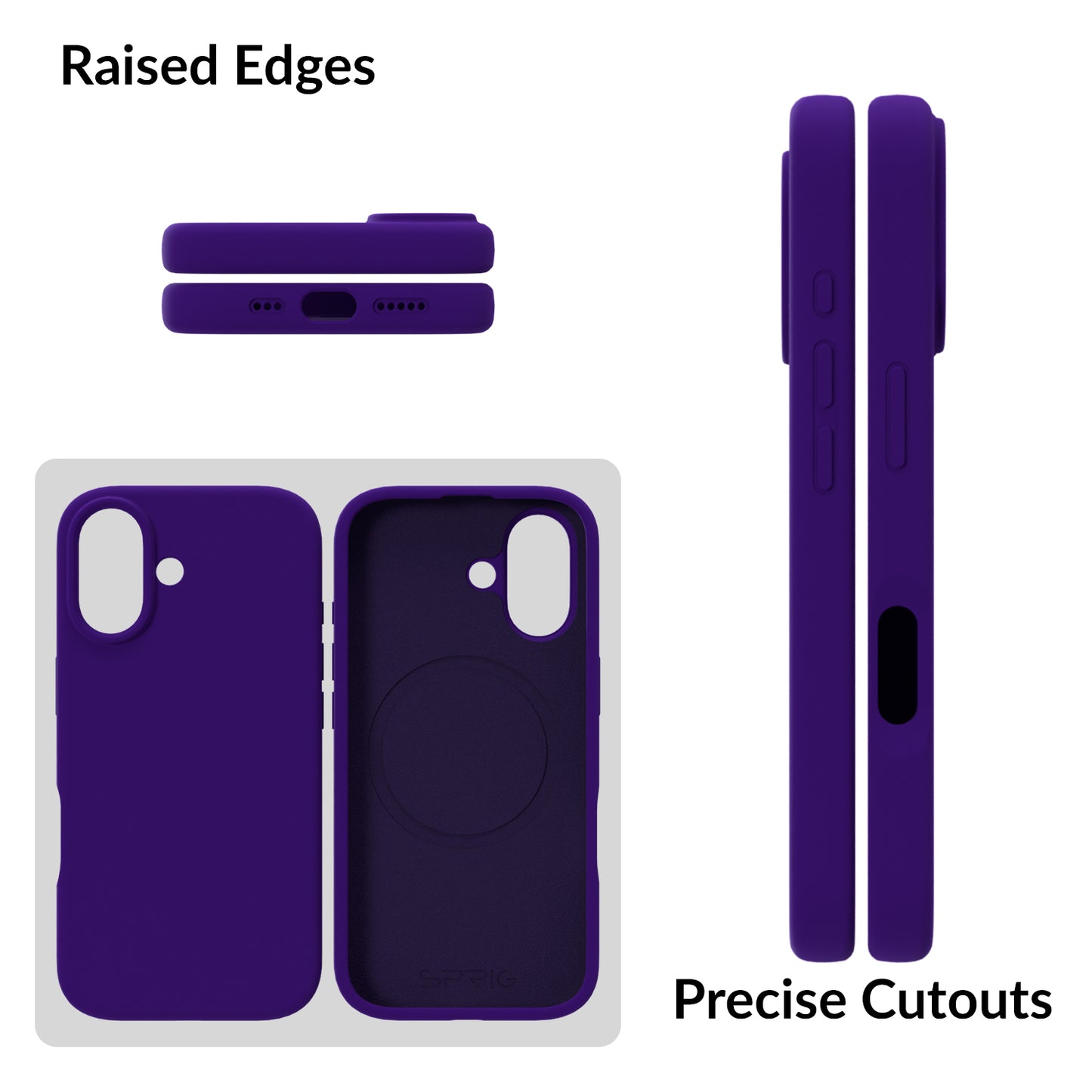 SilkMag (Liquid Silicone Magsafe)-Dark Violet
