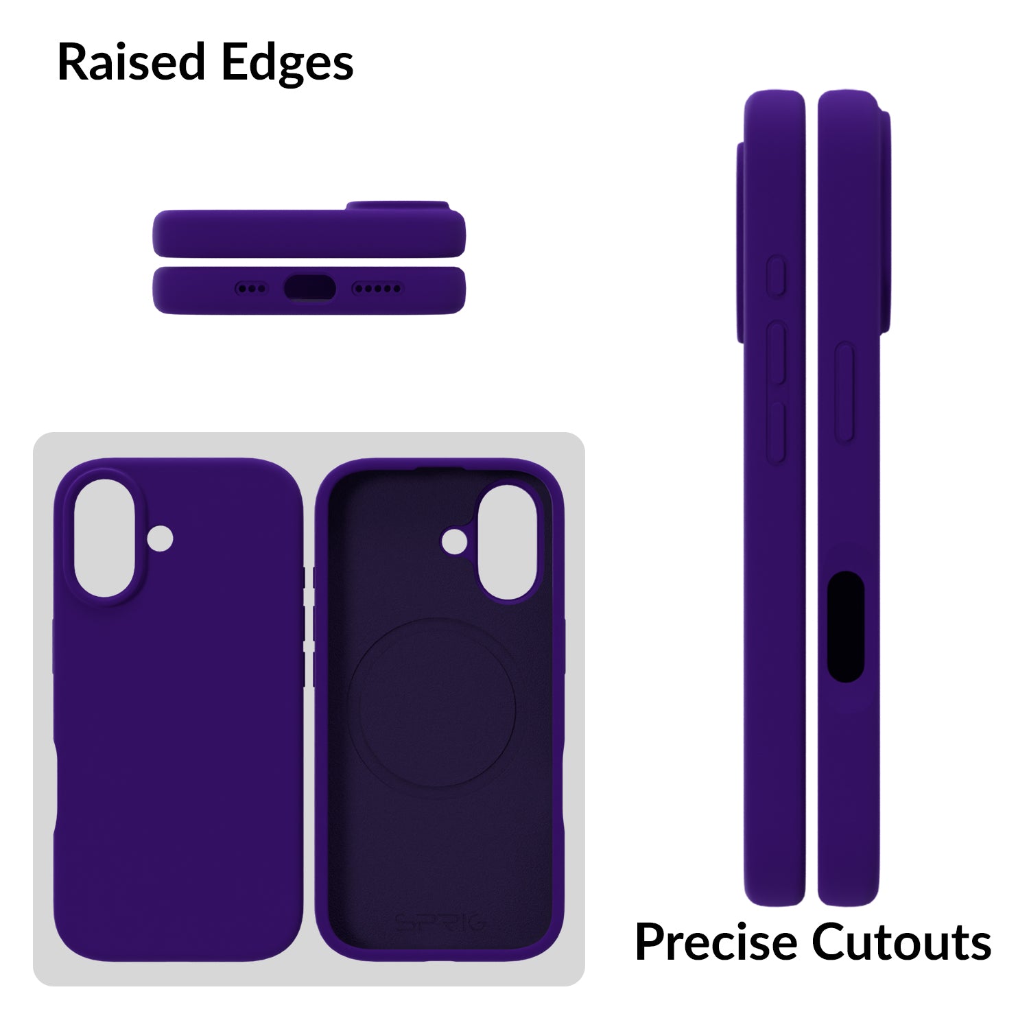 SilkMag (Liquid Silicone Magsafe)-Dark Violet