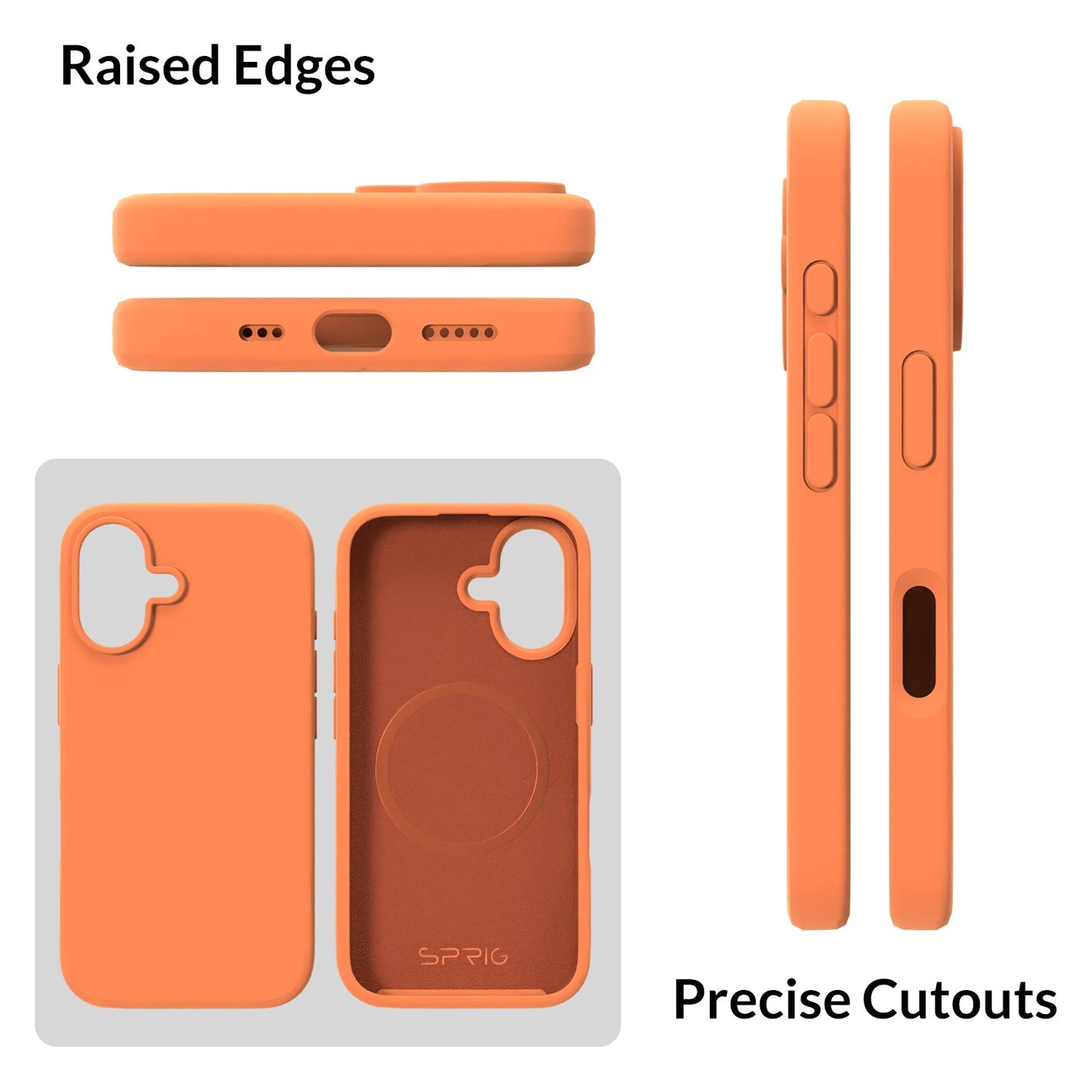 Liquid Silicone Magsafe-Light Orange