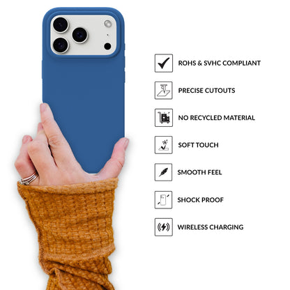 SilkMag (Liquid Silicone Magsafe)-Navy Blue