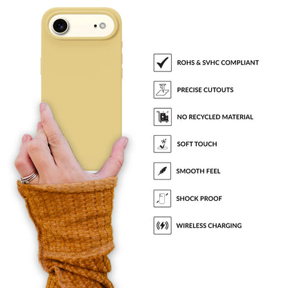 SilkMag (Liquid Silicone Magsafe)-Light Yellow