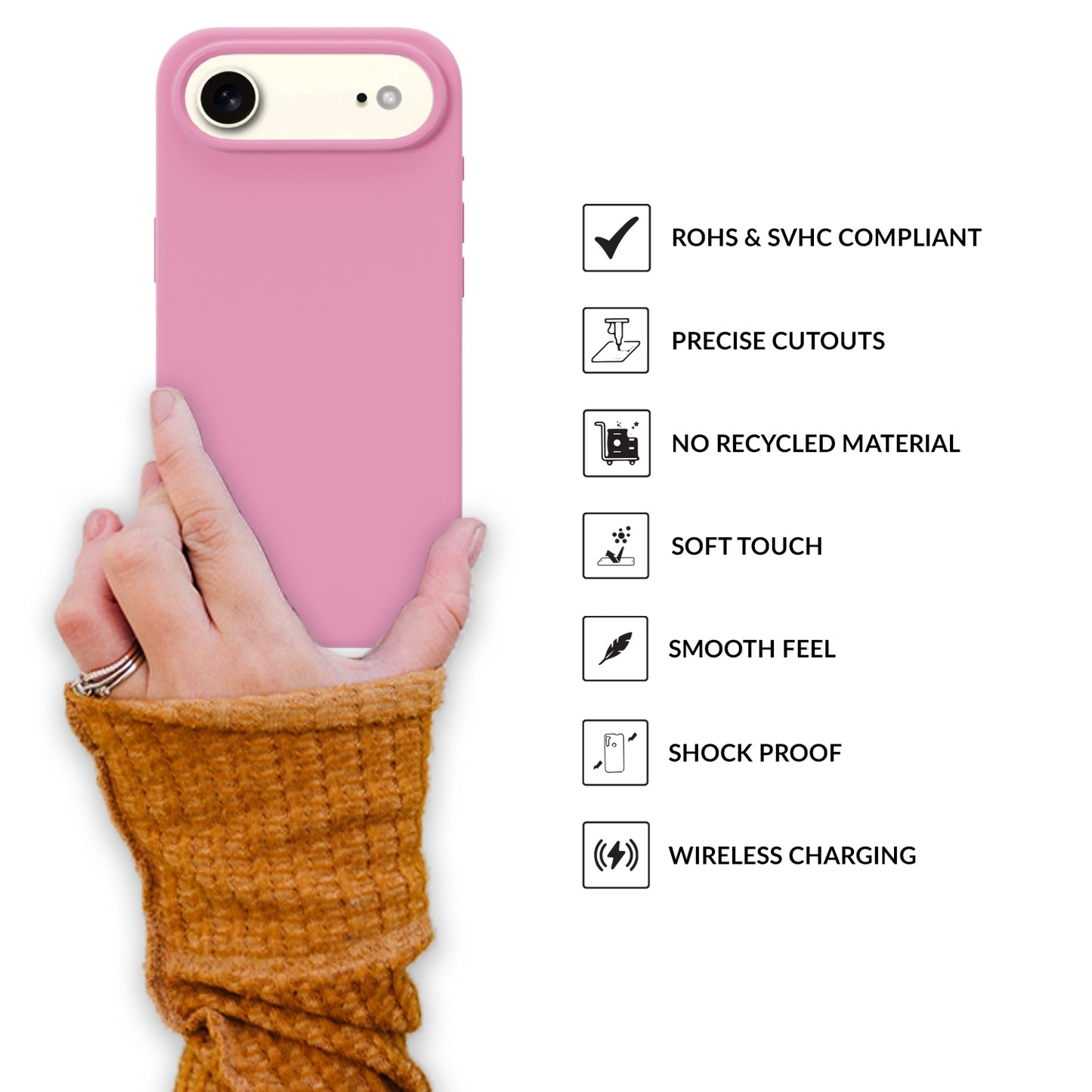 SilkMag (Liquid Silicone Magsafe)-Rose Pink