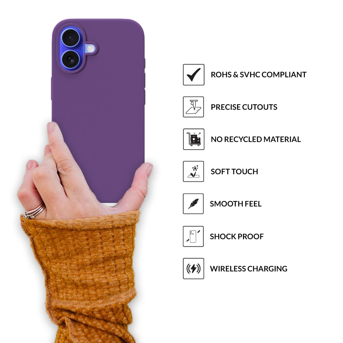 SilkMag (Liquid Silicone Magsafe)-Purple