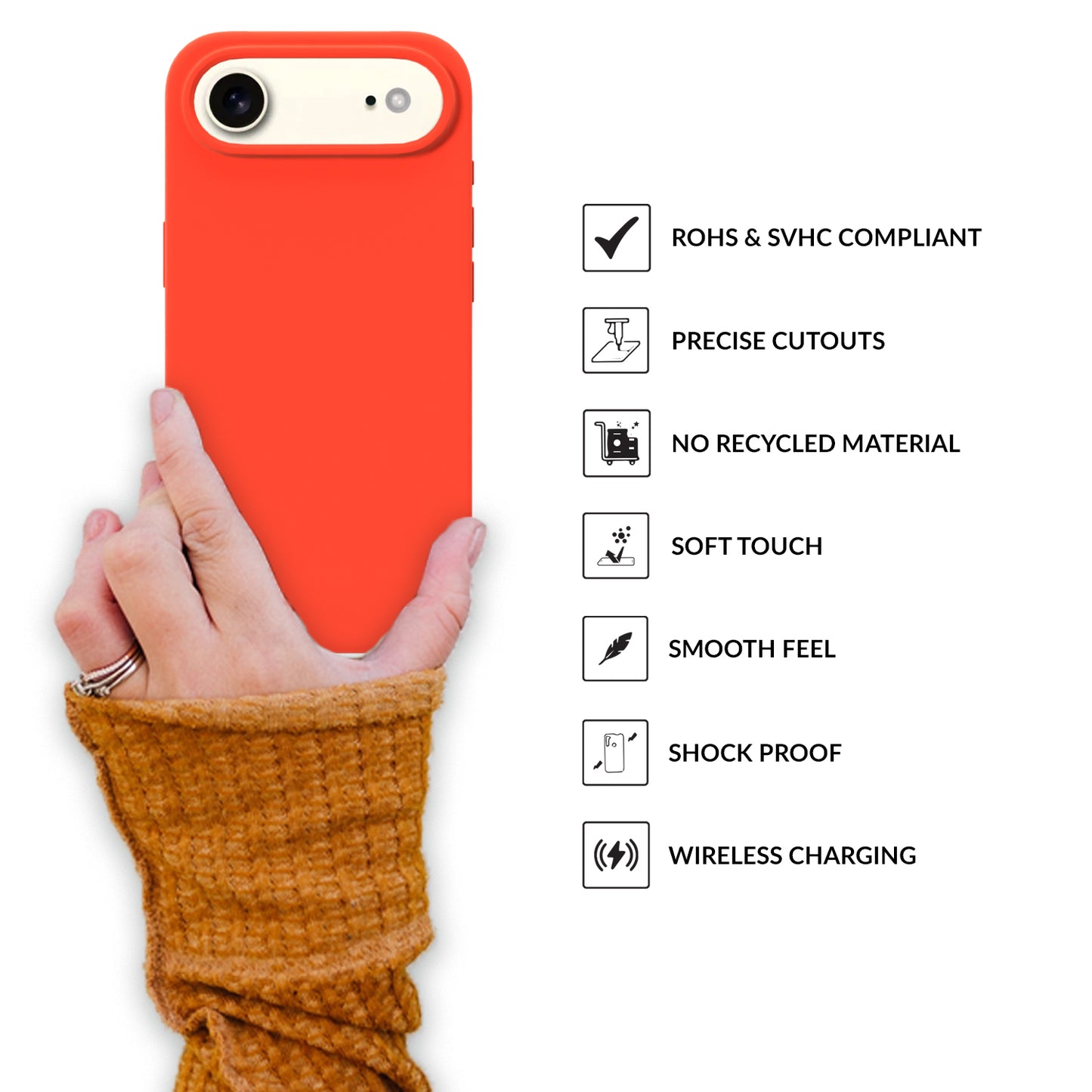 SilkMag (Liquid Silicone Magsafe)-Orange