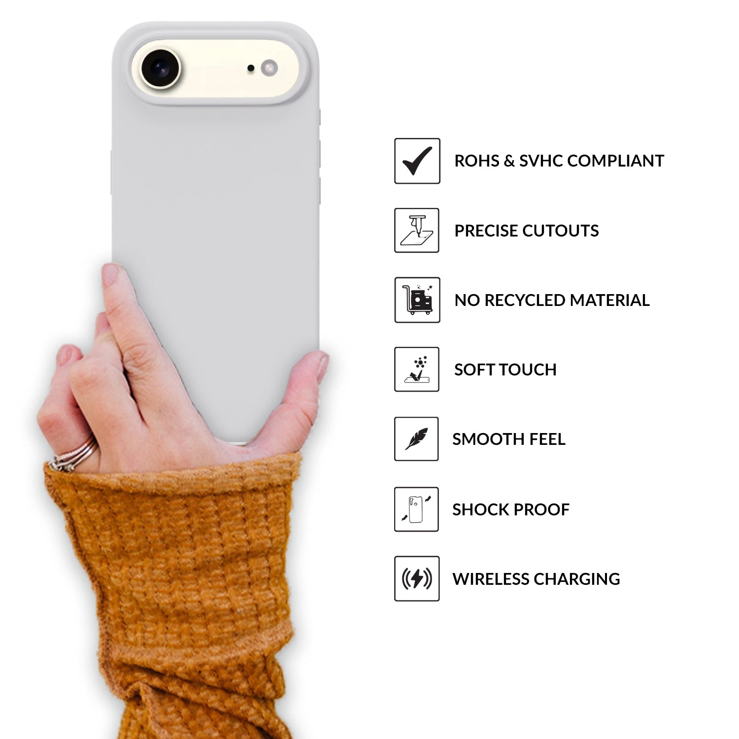 SilkMag (Liquid Silicone Magsafe)-White