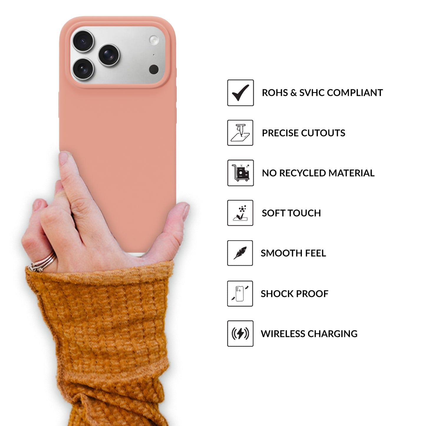 SilkMag (Liquid Silicone Magsafe)-Cosmic Orange