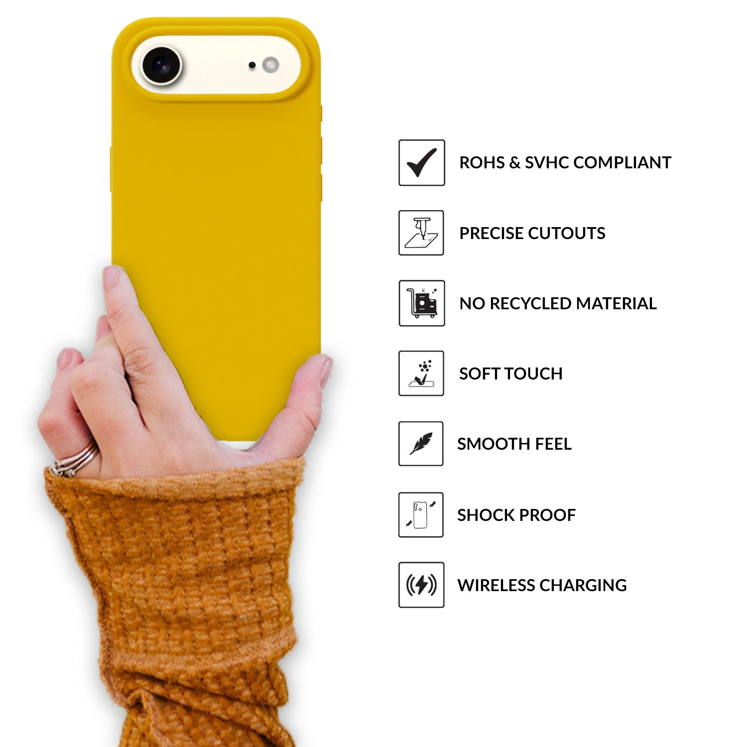 SilkMag (Liquid Silicone Magsafe)-Light Gold