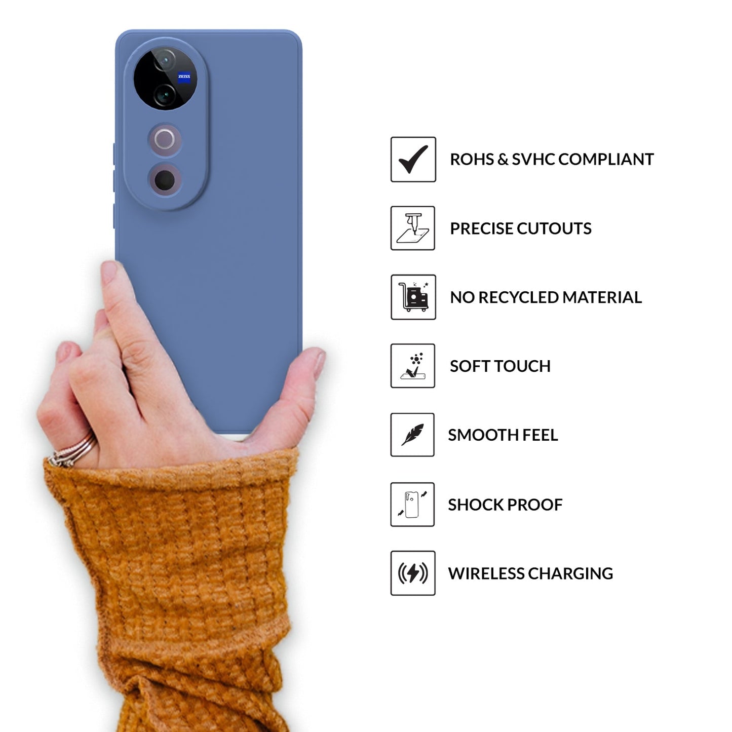 FlexTone (TPU Matte)-Lavender Grey