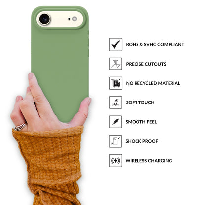 SilkMag (Liquid Silicone Magsafe)-Mint Green