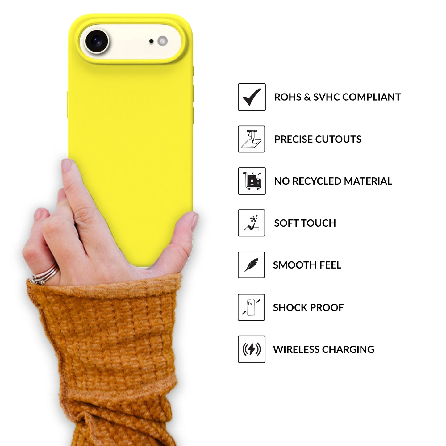 SilkMag (Liquid Silicone Magsafe)-Shining Yellow