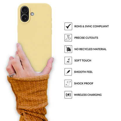 SilkMag (Liquid Silicone Magsafe)-Light Yellow